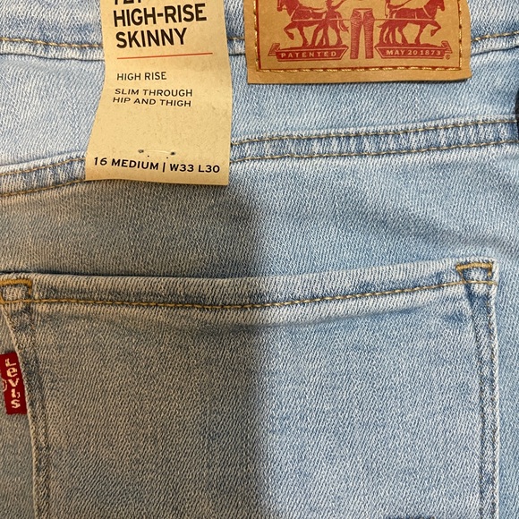 721 HIGH RISE SKINNY WOMEN'S JEANS size 16 - Picture 6 of 11